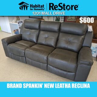 I can feel the weekend's approach! Our Southside ReStore has got recliner fever with some super nice new pieces! Come on out to see us and help Habitat build! Thank you!