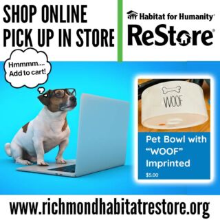 Shopping online with our Richmond Habitat ReStores is so easy you best keep an eye on the doggo!
https://www.richmondhabitatrestore.org/