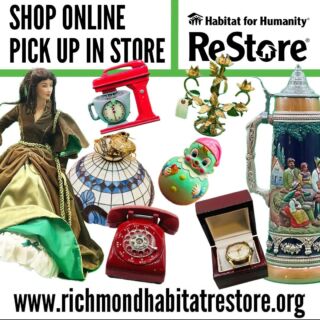 What do beer steins and Scarlett O'Hara have in common? They're both available at our online ReStore! https://www.richmondhabitatrestore.org/