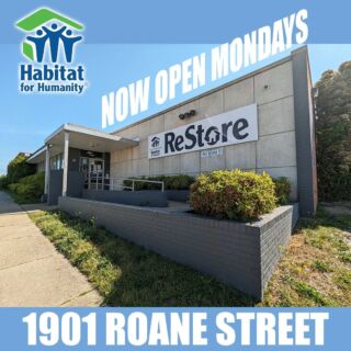 Do you like shopping on Mondays? It's a great way to start the week! Come on out to our Northside ReStore and help kick off our early summer hours!