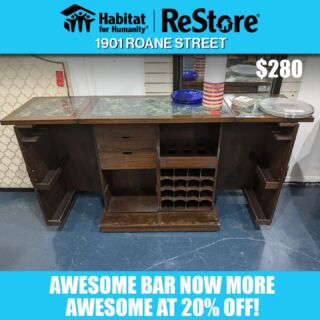 How do you do, fellow thrifters? Our Northside ReStore has a delightful hodge podge of awesome items! Come on out and say howdy! 🙌