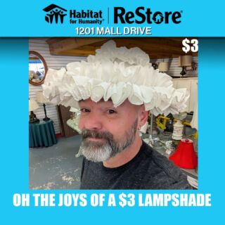 It's a downright lovely Wednesday here in The RVA. Our Southside ReStore is serving up an eclectic assortment of wonderful donations given to us by people like you! Your purchases are building homes in our community and I wouldn't just say that if it weren't the truth! Thank you! 🎉