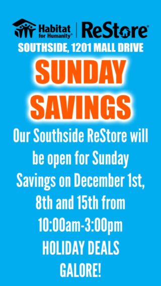 We're adding a few extra shopping days to December! Stop on by for some amazing deals!

#rva #rvasouthside #rvathrifting