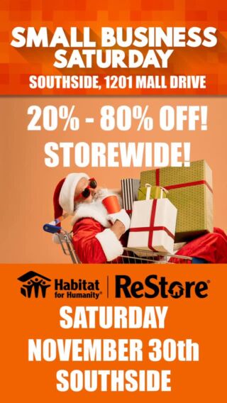 🚨 SATURDAY 🚨 SHOP LOCAL 🚨 SUPPORT SAFE AND AFFORDABLE HOUSING IN OUR COMMUNITY 🚨 HOLIDAY DEALS 🚨

#rva #rvansouthside #rvathrifting